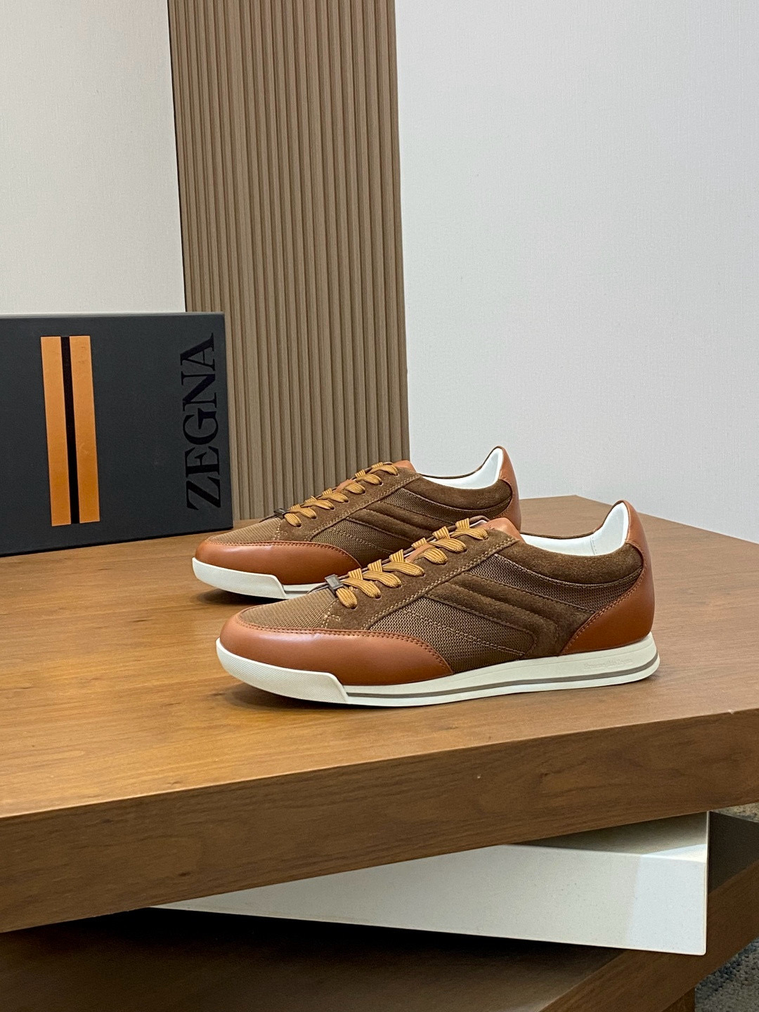 제냐 Zegna Triple StitchTM 스니커즈