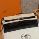 에르메스 Hermes Kelly cut 31cm Porosus Crocodile 89 Noir/Noir