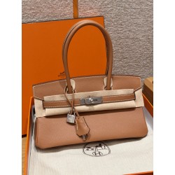 에르메스 Hermes Shoulder Birkin 29cm Evercolor 37 Gold/silver
