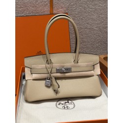 에르메스 Hermes Shoulder Birkin 29cm Evercolor S2 Trench/silver