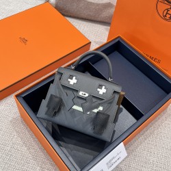 에르메스 Hermes Kelly Doll Epsom H0 Gris Misty