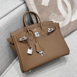 에르메스 Hermes Birkin 25cm Germany Leather 3G Alezan/silver