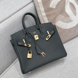 에르메스 Hermes Birkin 25cm Germany Leather 6O Vert Cypres/gold