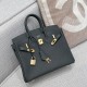 에르메스 Hermes Birkin 25cm Germany Leather 6O Vert Cypres/gold