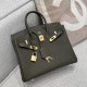 에르메스 Hermes Birkin 25cm Germany Leather 61 Olive Green/gold