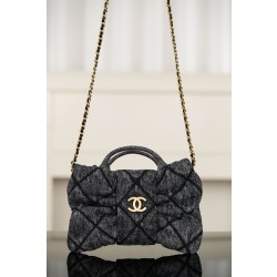 샤넬 Chanel 25k AS5849 Bow bag Black 26cm