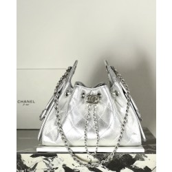 샤넬 CHANEL 26C C-061 AS5631 25 Mini Bag silver 22cm