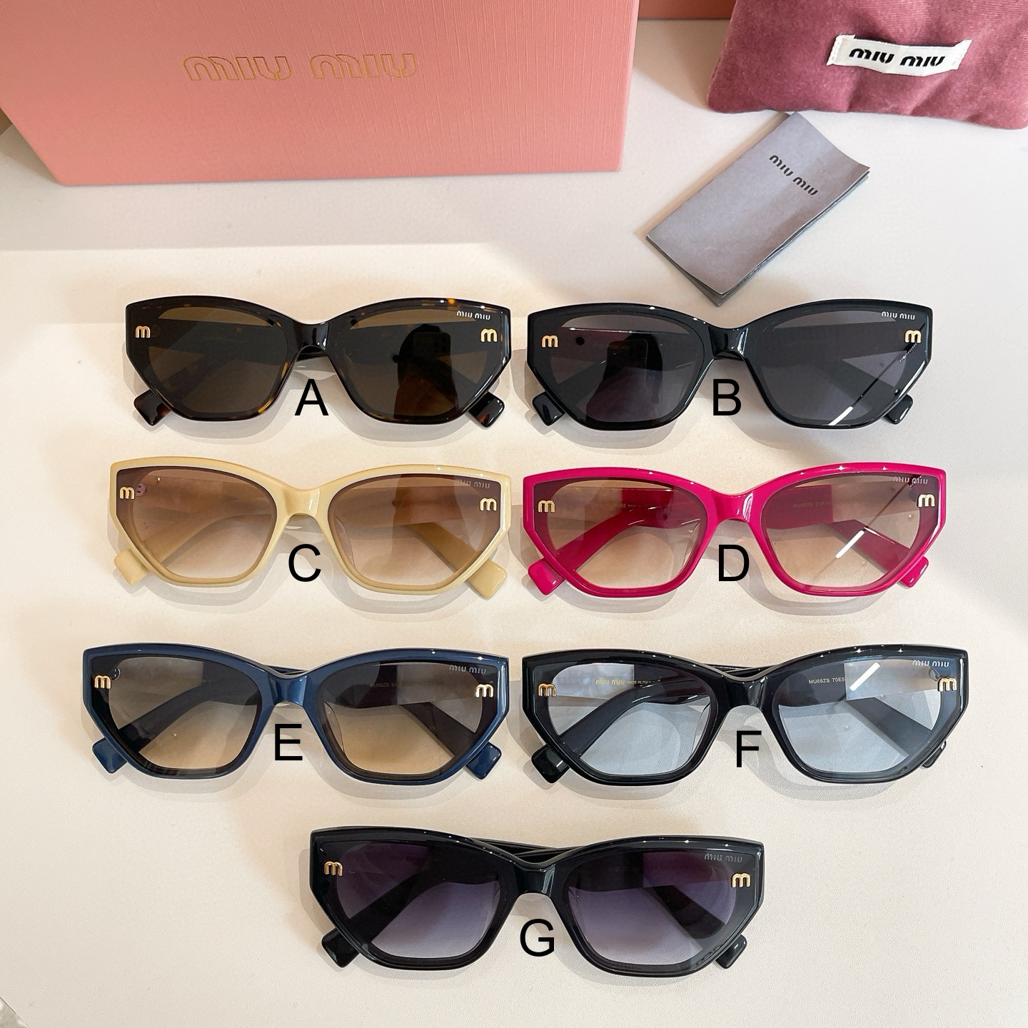 미우 미우 MIU MIU MU 66ZS 62口21-145