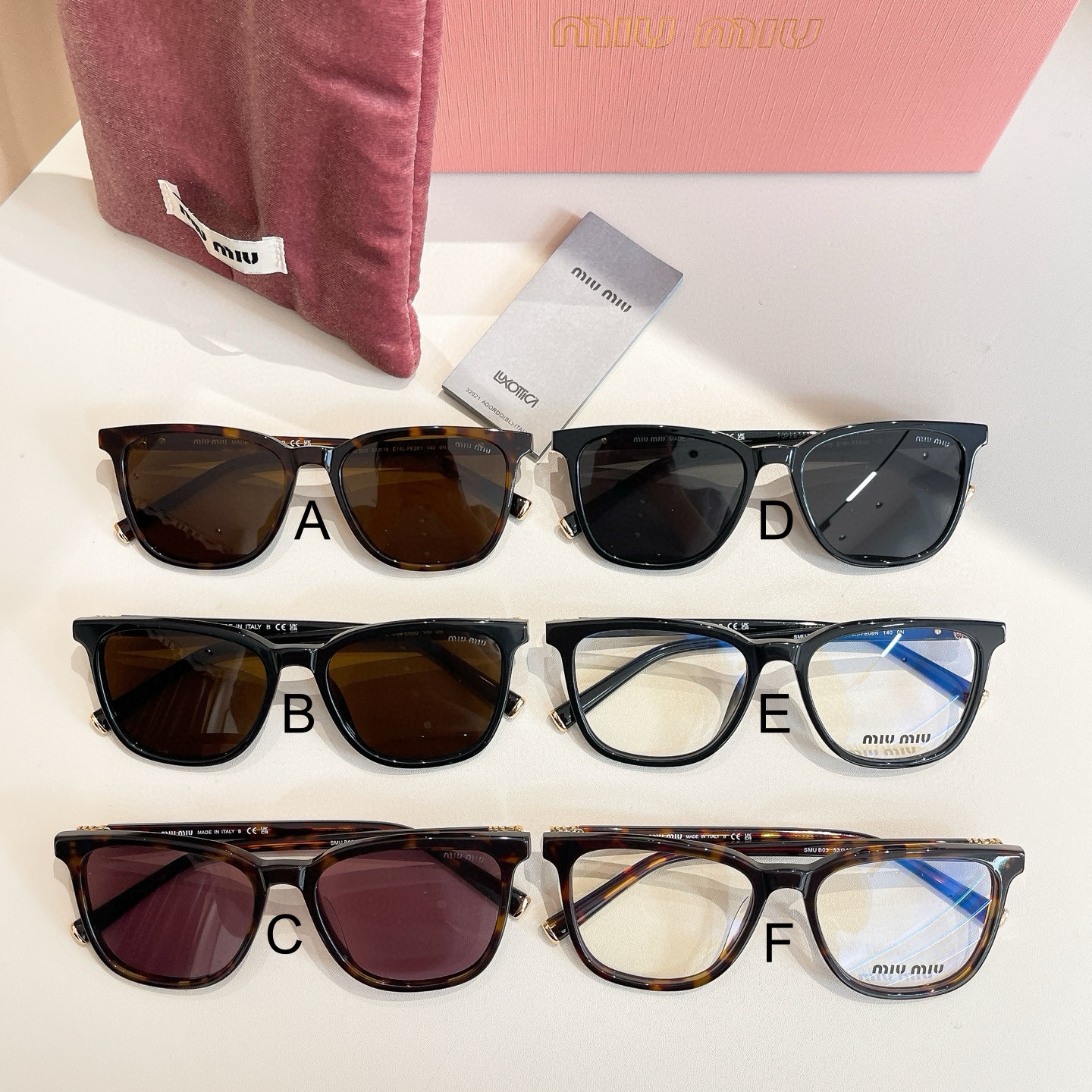 미우 미우 MIU MIU SMU B03 53口16-140