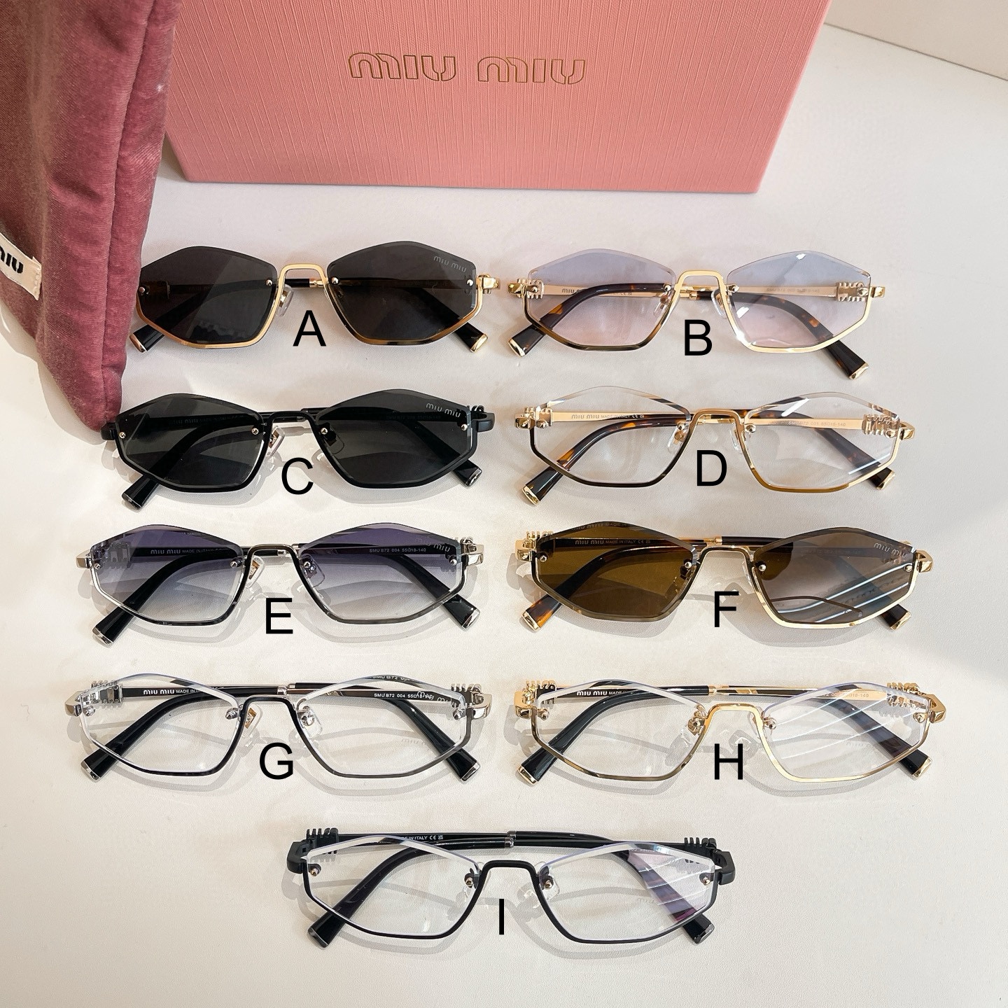 미우 미우 MIU MIU SMU B72 55口18-140