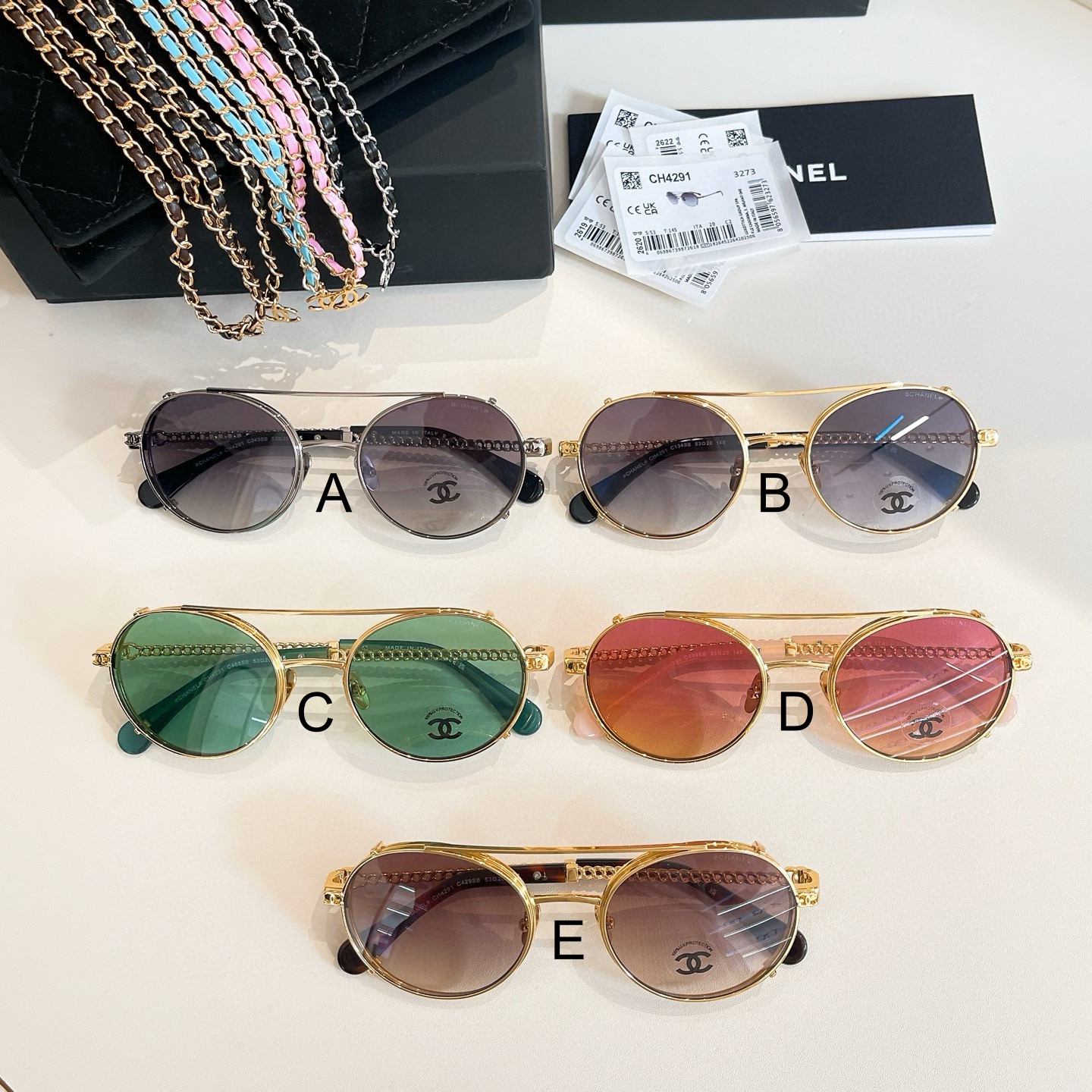 샤넬 Chanel CH4291 53口20-145