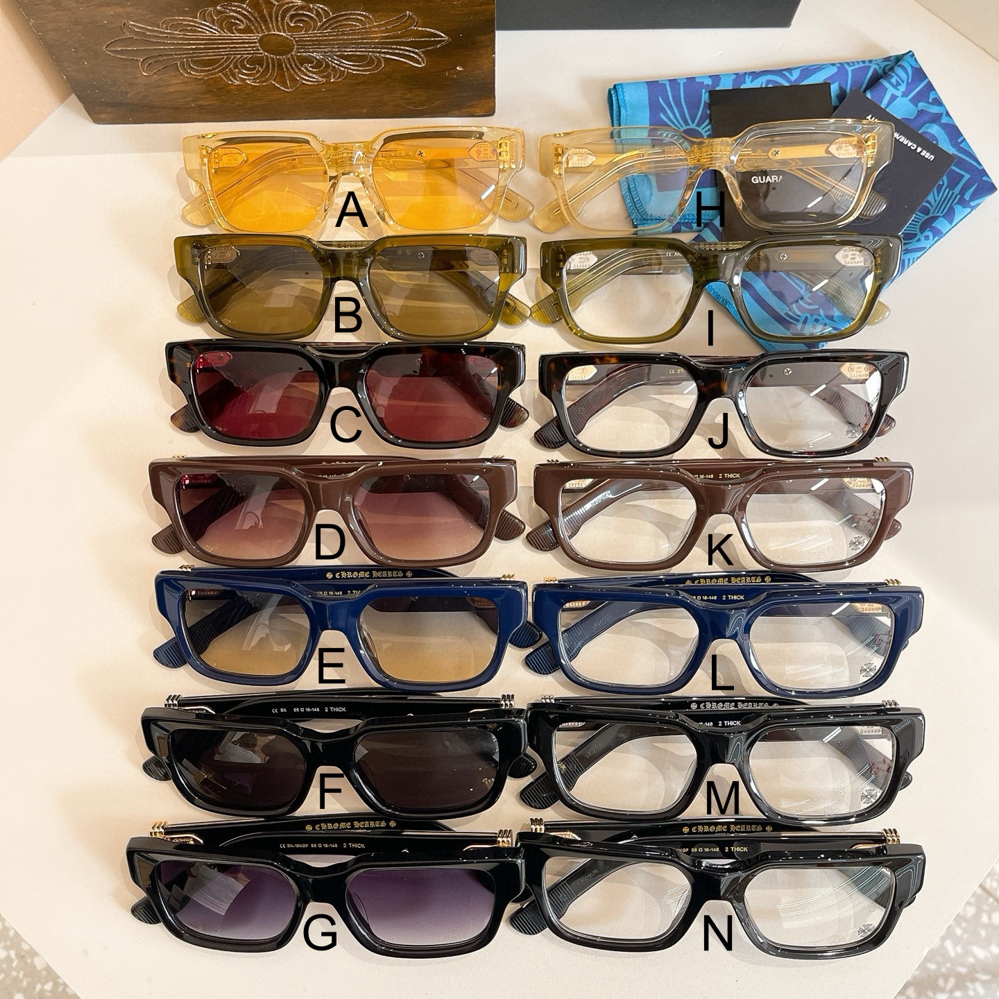 크롬하츠 Chrome Hearts THICK 55口18-148