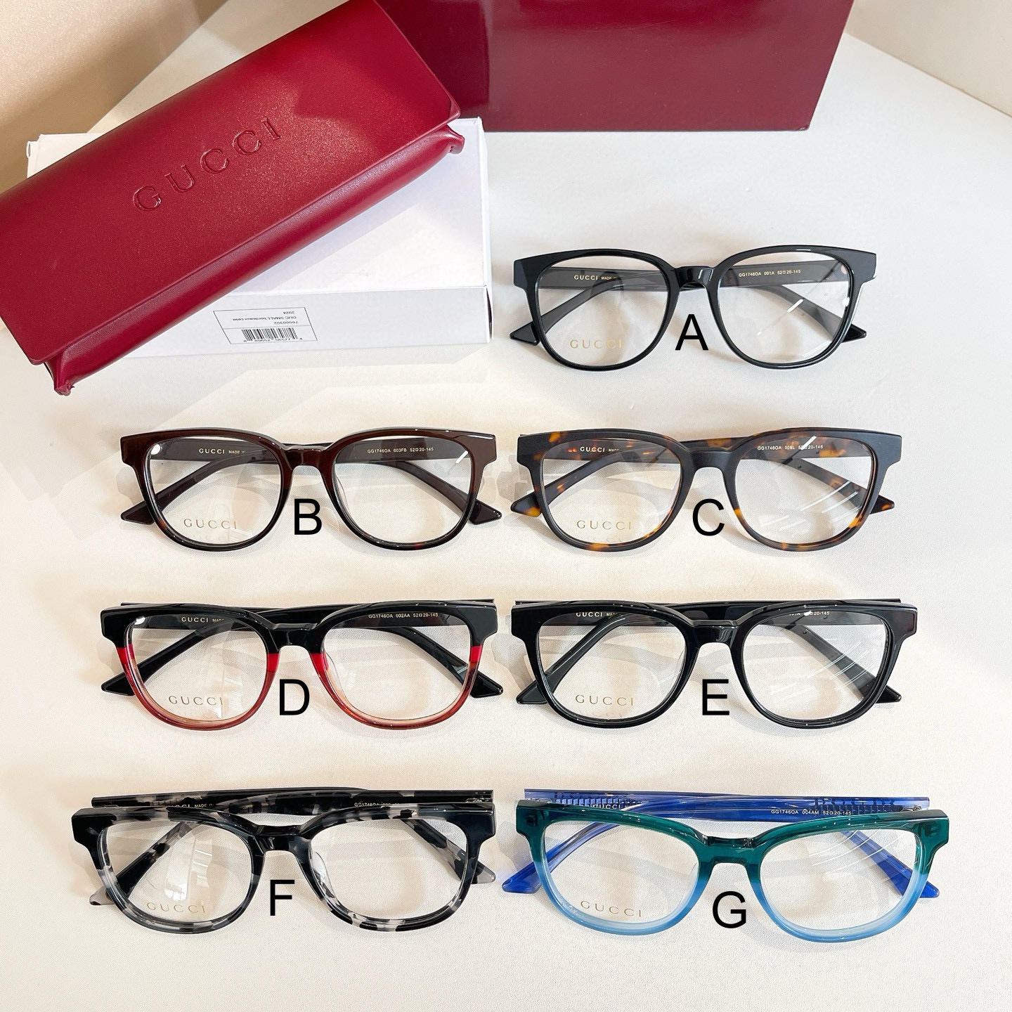 구찌 Gucci GG1746OA 52口20-145