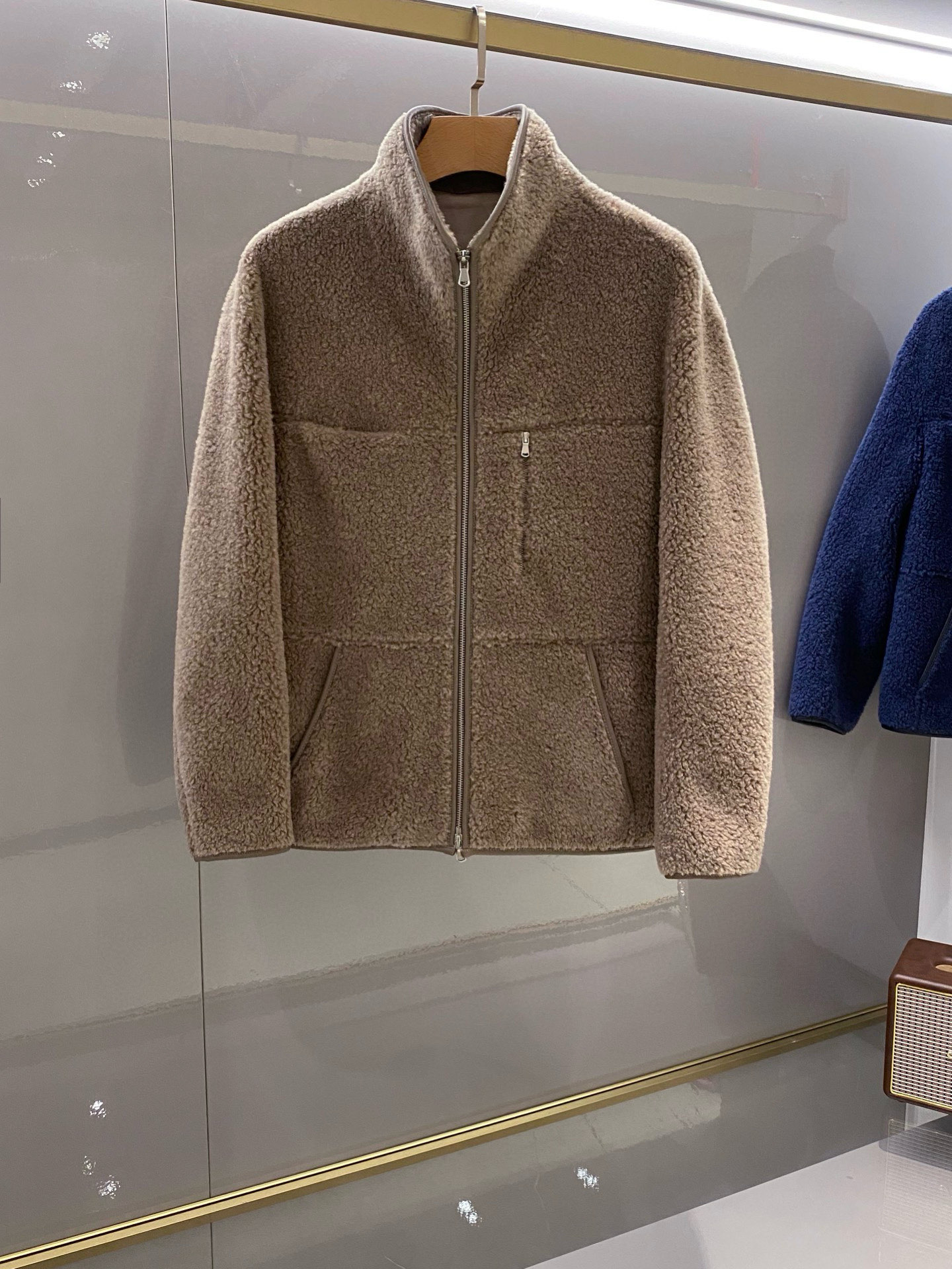 제냐 Zegna 레더자켓