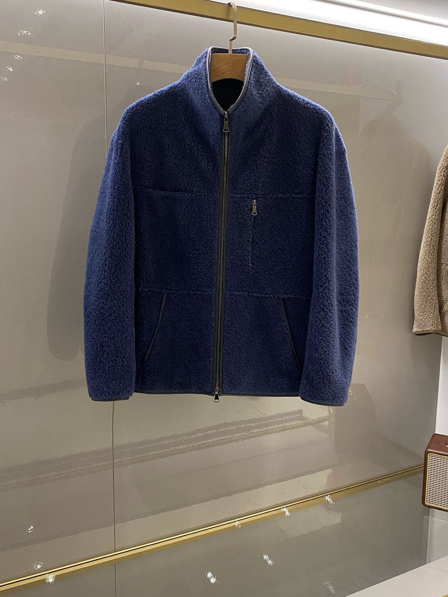 제냐 Zegna 레더자켓