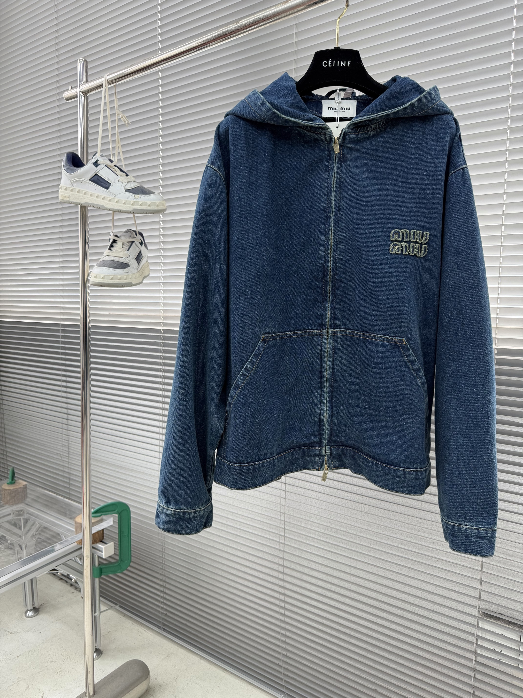 미우 미우 MIU MIU 데님 셔츠