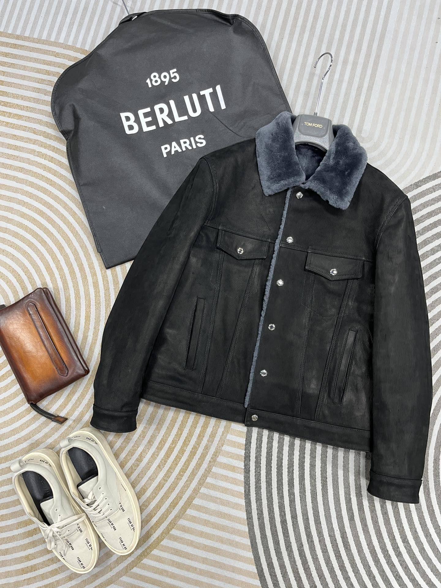 벨루티 BERLUTI 레더 재킷