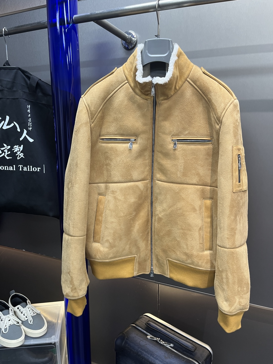 브루넬로 쿠치넬리 Brunello Cucineli 레더 재킷