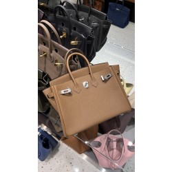 에르메스 Hermes Birkin 25cm Germany Leather 3G Alezan/silver