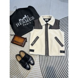 에르메스 Hermes 레더 조끼