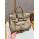 에르메스 Hermes Birkin Cargo 25cm Canvas and Swift 8Q Beige Marfa/silver