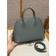 에르메스 Hermes Bolide 25cm Evercolor 0L Gris Meyer/silver