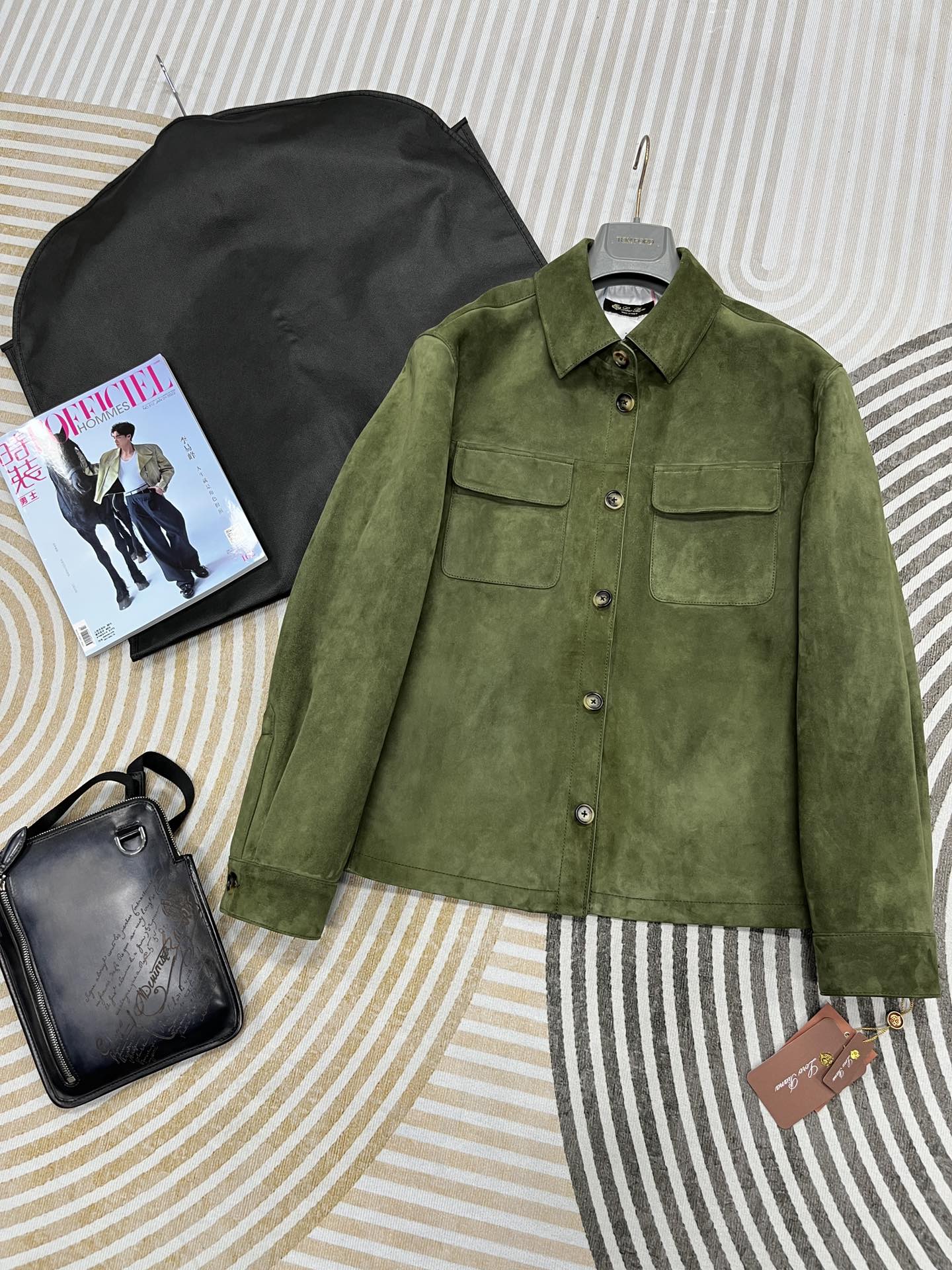 로로피아나 Loro Piana 레더자켓