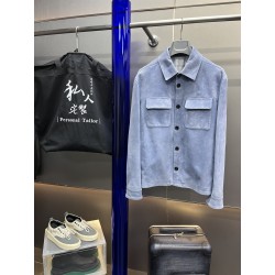 로로피아나 Loro Piana 레더자켓