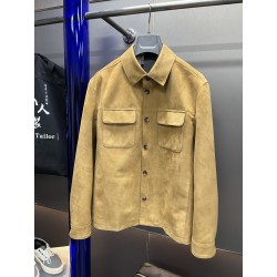 로로피아나 Loro Piana 레더자켓