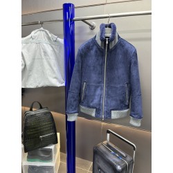 브루넬로 쿠치넬리 Brunello Cucineli 레더 재킷