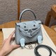 에르메스 Hermes Kelly Doll 16cm Swift 8U Blue Glacier and T0 Blue Brume/silver