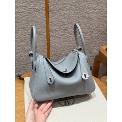 에르메스 Hermes Lindy 26cm Clemence P0 Girs Pantin/silver