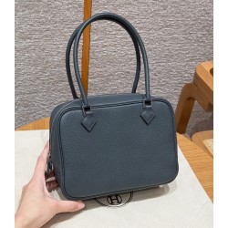 에르메스 Hermes Mini Plume 21cm Chever 88 Graphite/silver