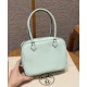 에르메스 Hermes Mini Plume 21cm Swift OZ Vert Fizz/silver