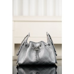 샤넬 CHANEL 26C AS5631 25 Mini Bag silver 22cm