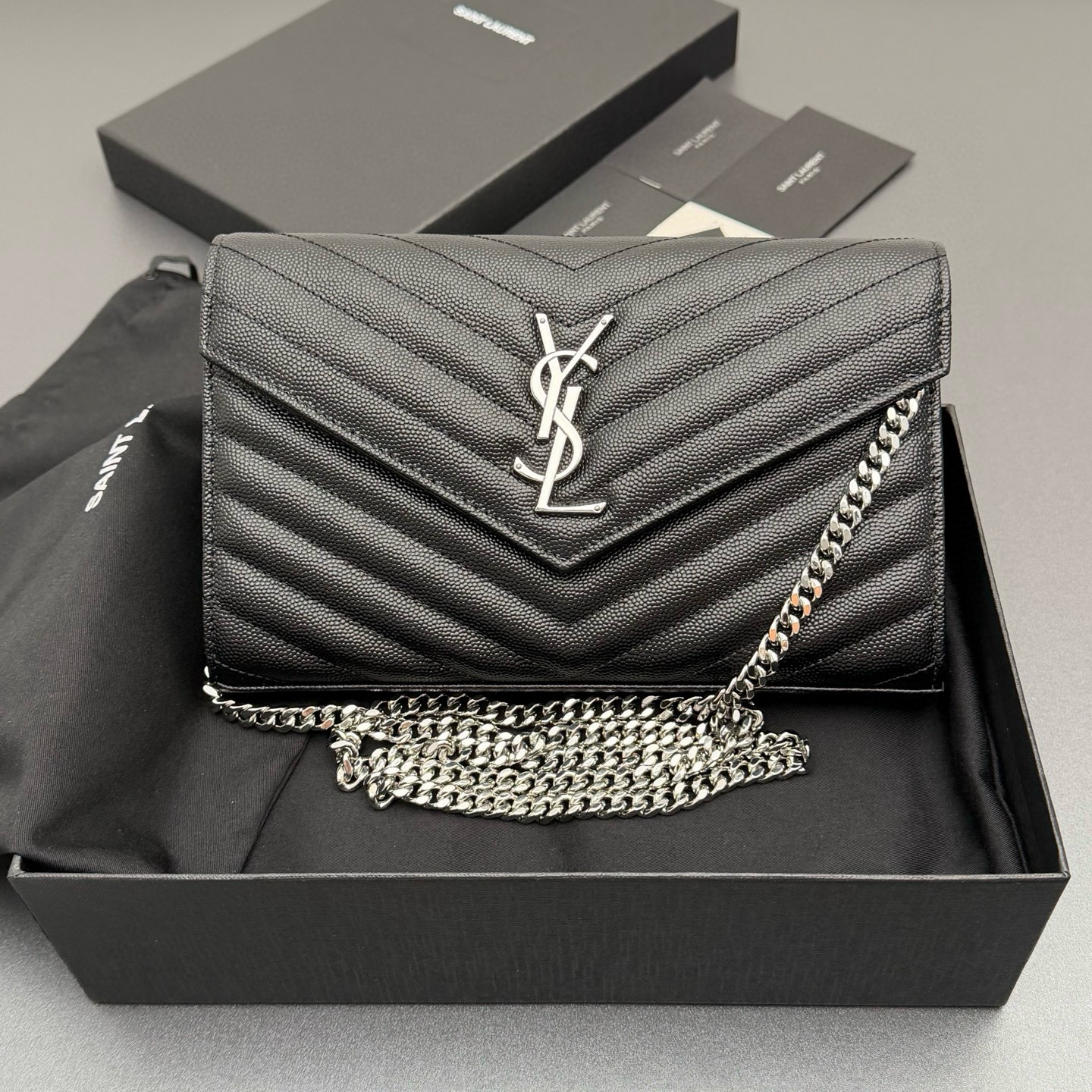 생로랑 Saint laurent/YSL 360452 ENVELOPE 지갑 22.5cm