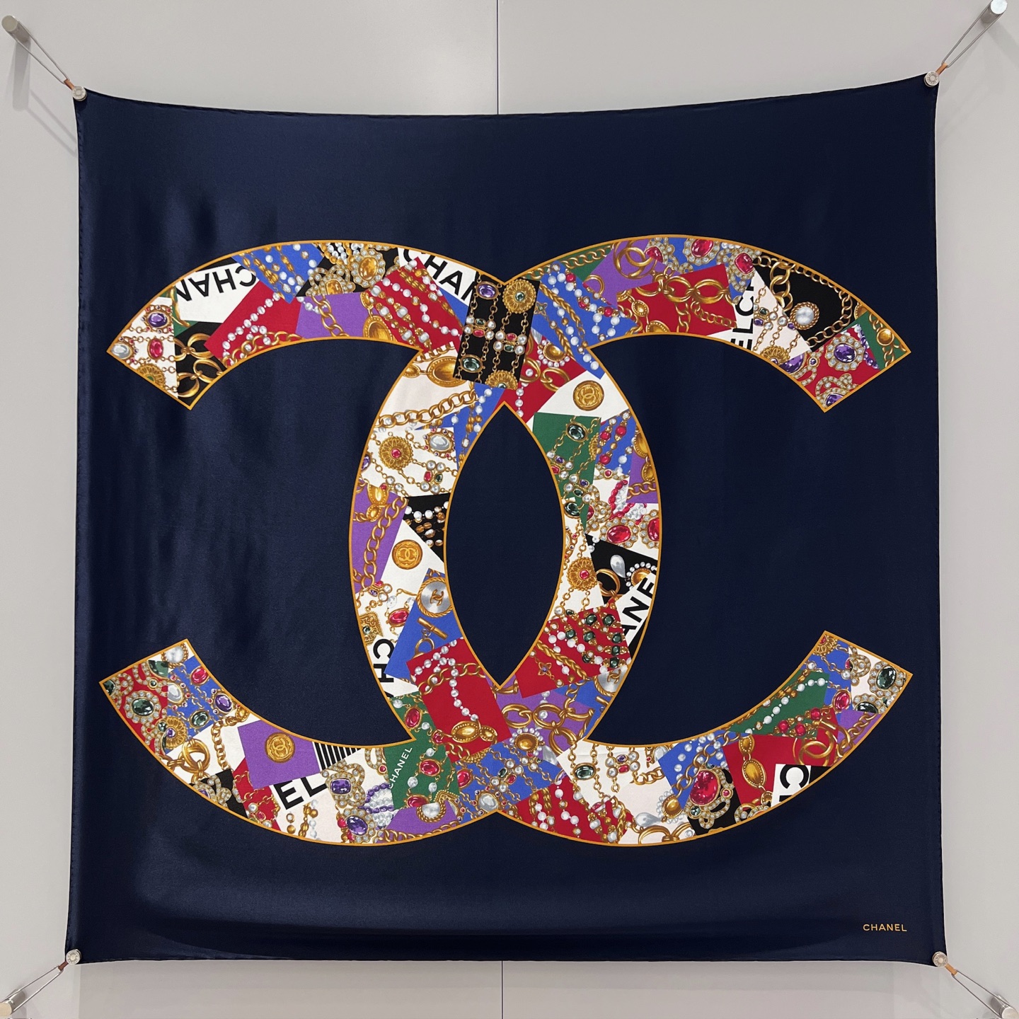 샤넬 CHANEL 스카프 90×90cm