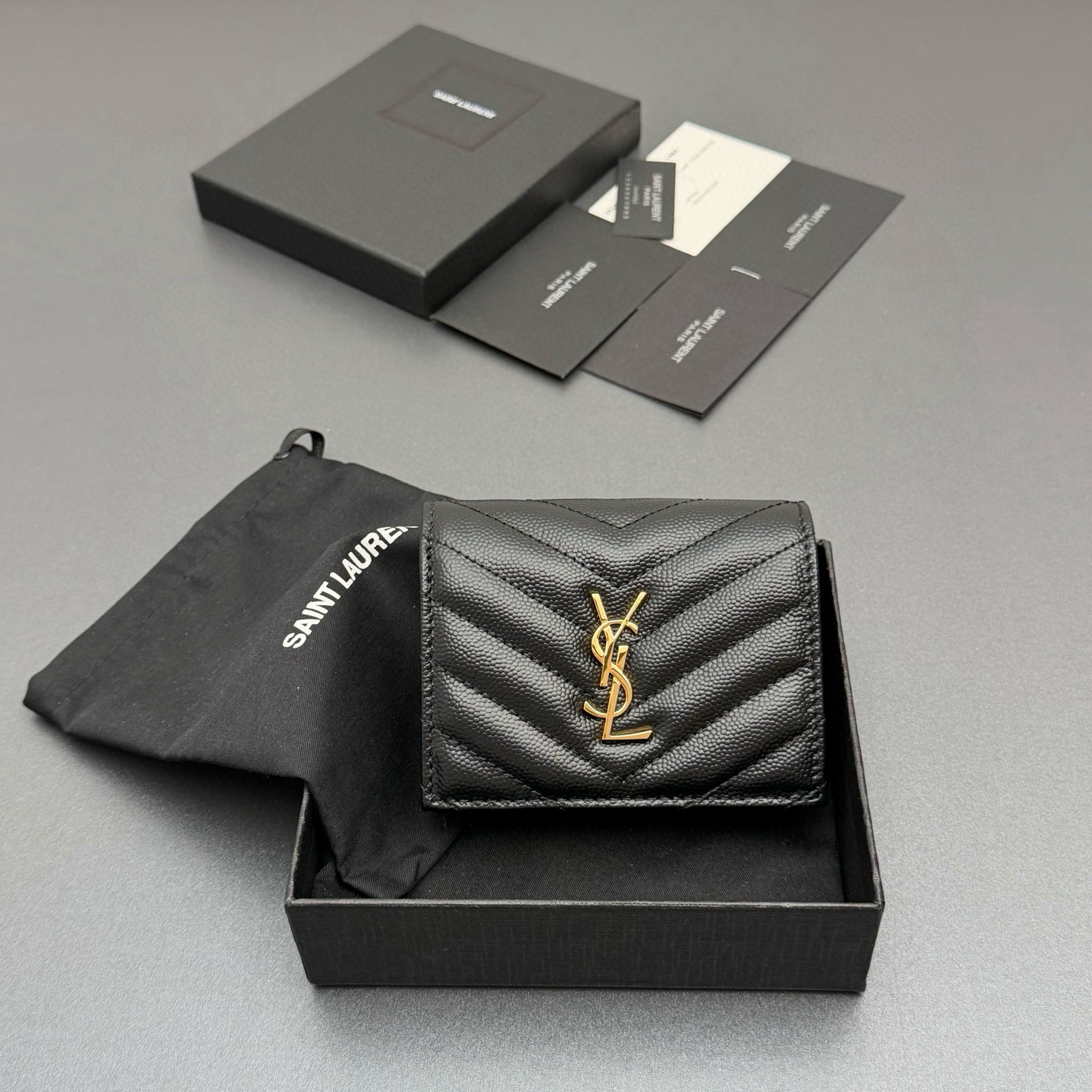 생로랑 Saint laurent/YSL 530841 MATELASSE Card Holder 카드 케이스 11CM