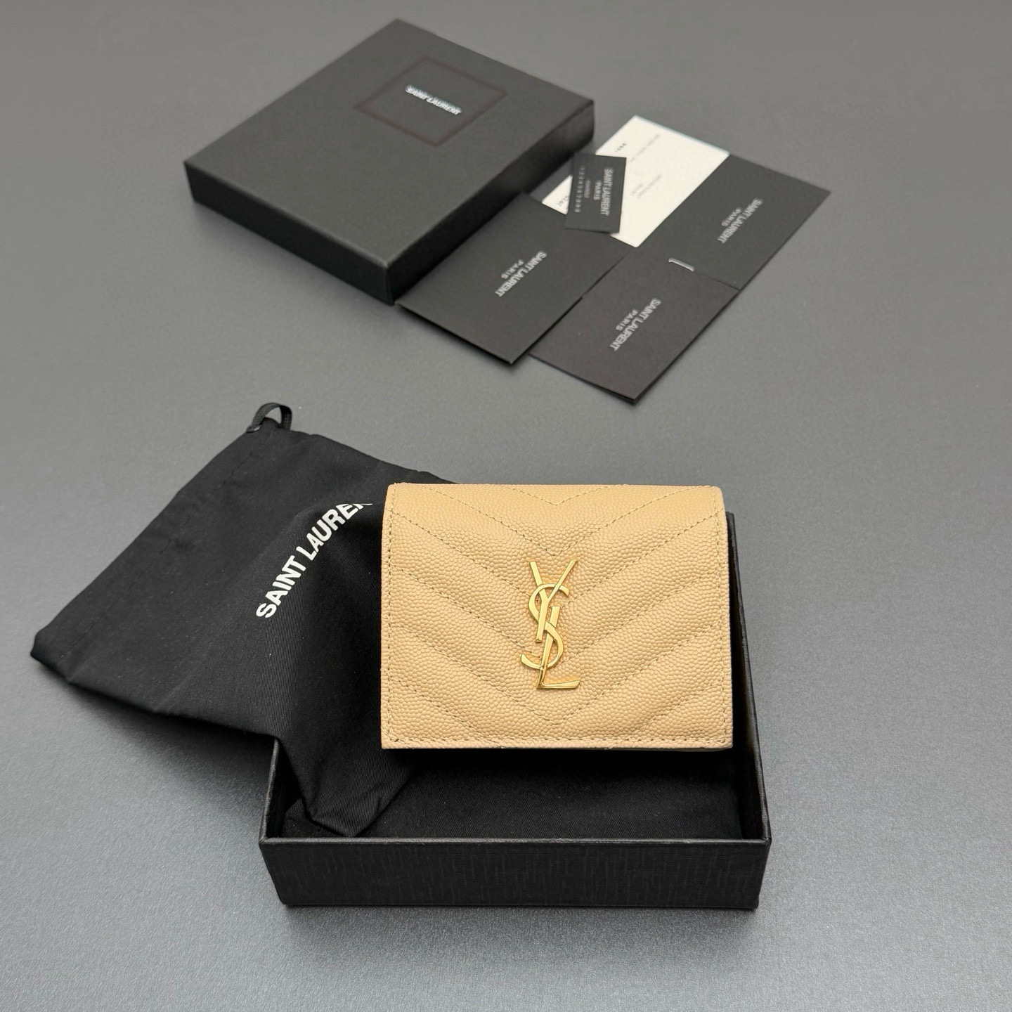 생로랑 Saint laurent/YSL 530841 MATELASSE Card Holder 카드 케이스 11CM