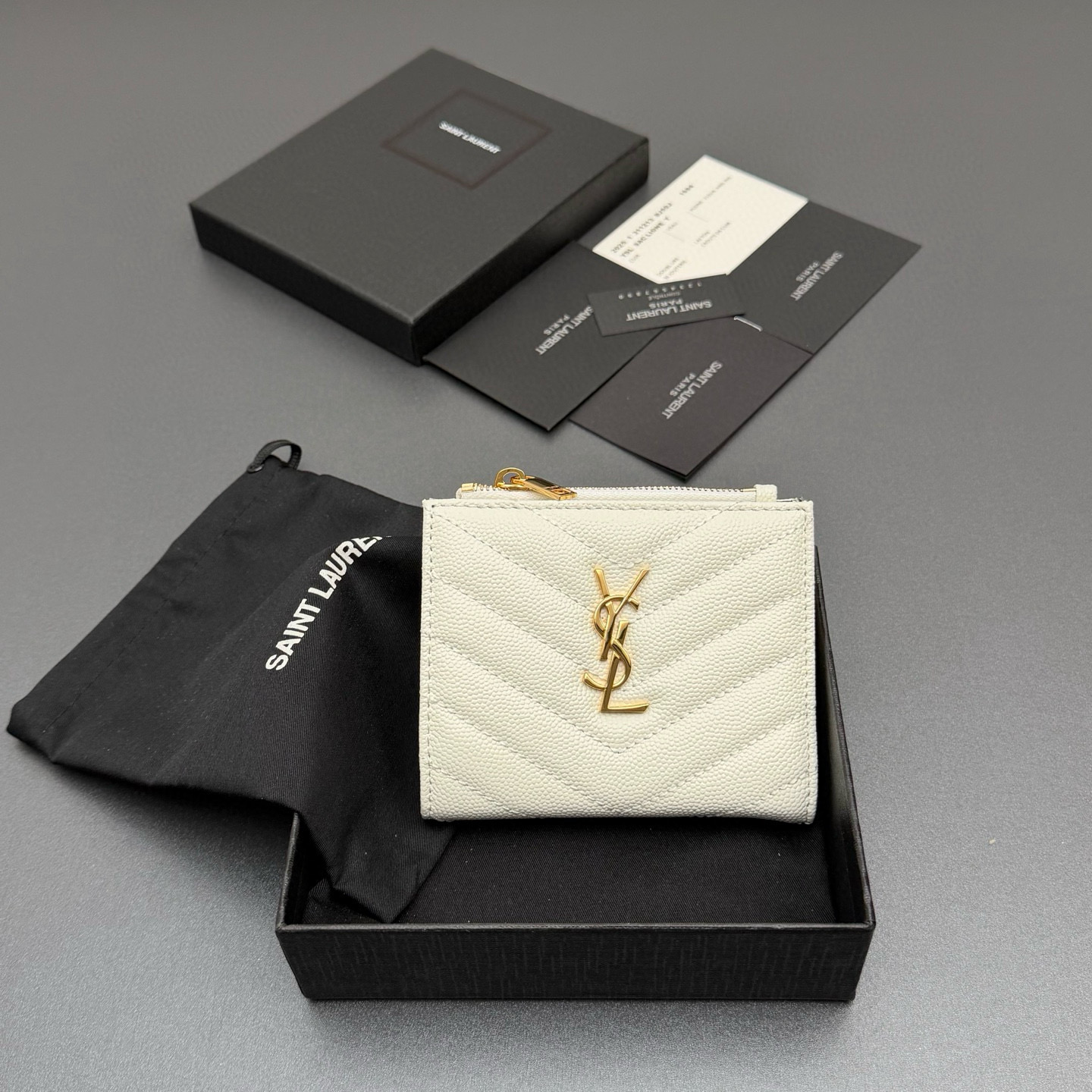 생로랑 Saint laurent/YSL 지갑 575879 517045 MATELASSE 10.5CM