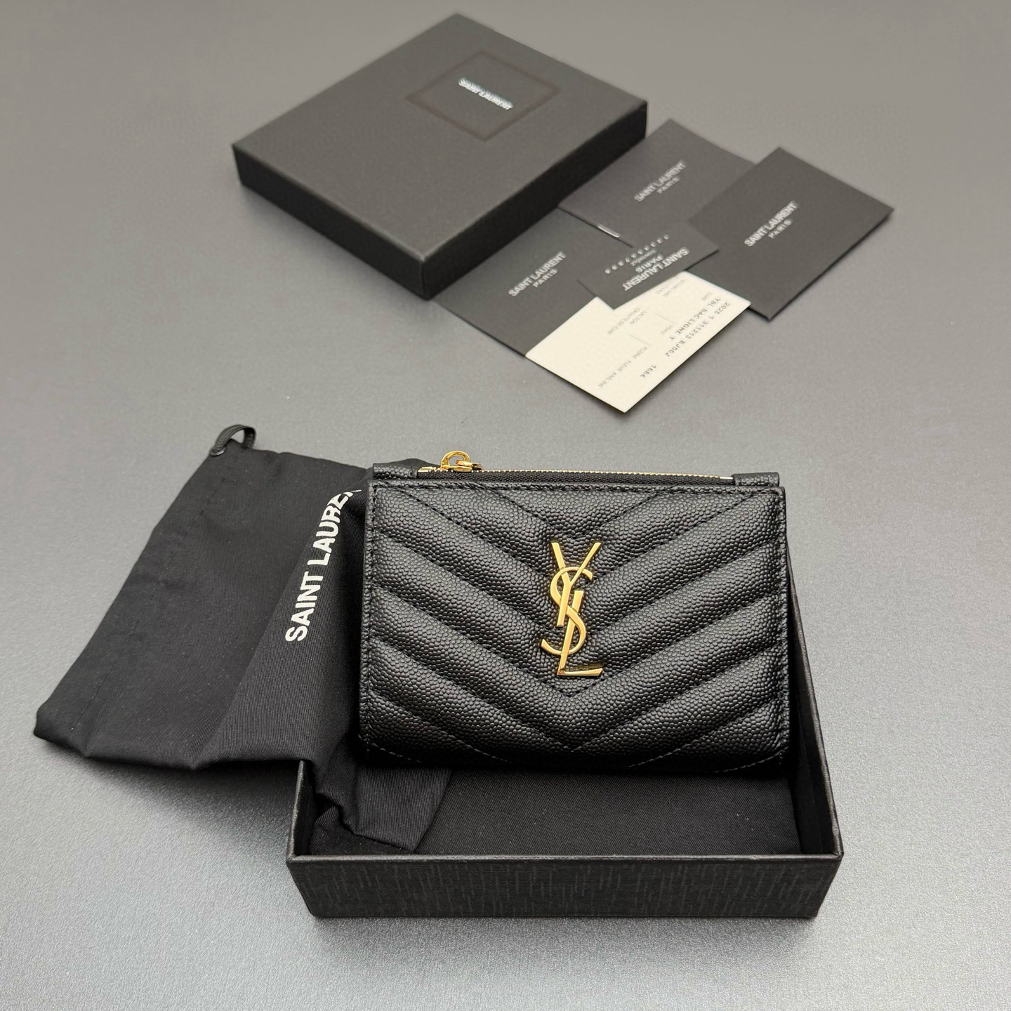 생로랑 Saint laurent/YSL 668287 575974 MATELASSE 지갑 12CM