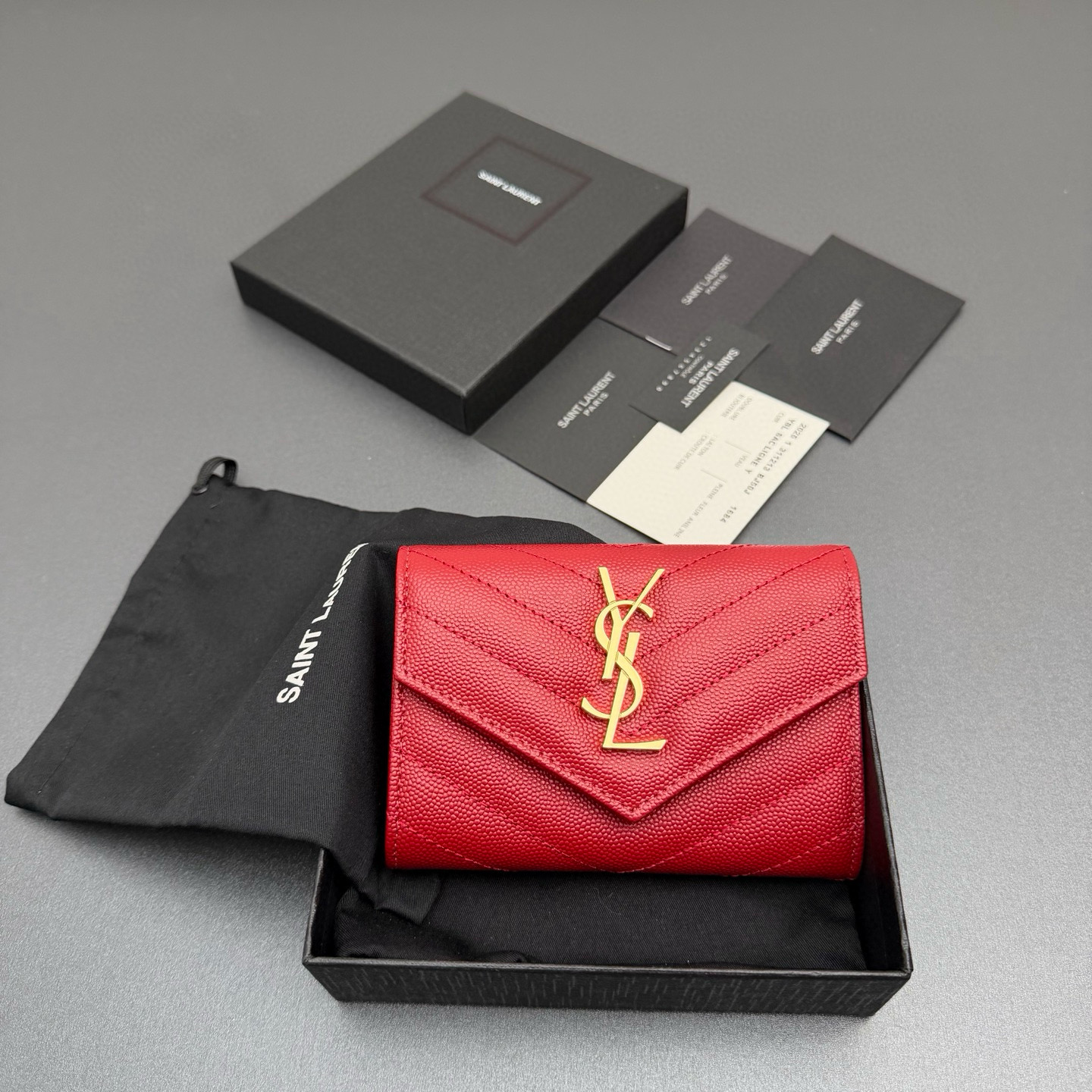 생로랑 Saint laurent/YSL 414404 MATELASSE 지갑 13.5CM