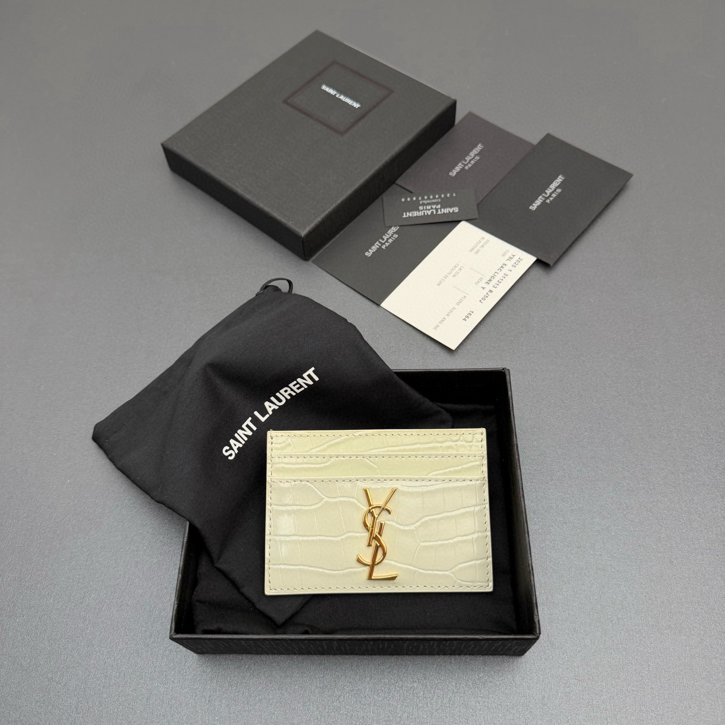 생로랑 Saint laurent/YSL 423291 Laurent Card Holder 카드 케이스 10.5CM