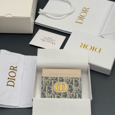 디올 Dior S2152 30 Montaigne Freesia Card Holder 카드 케이스 10.5CM