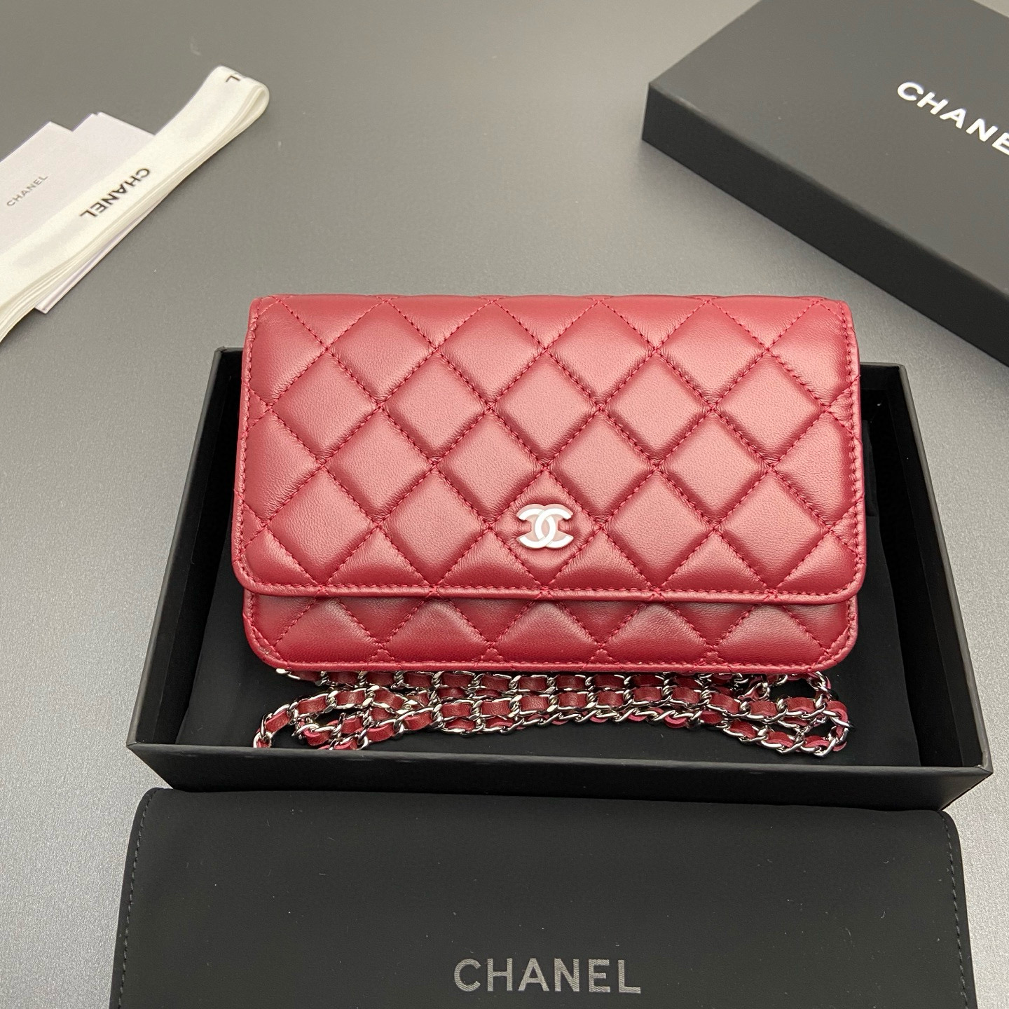 샤넬 Chanel Classic Wallet On Chain WOC 체인 지갑 AP0250 20cm