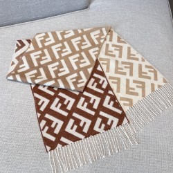 펜디 FENDI 캐시미어 스카프 35x180cm
