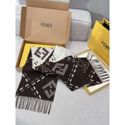 펜디 FENDI 캐시미어 스카프 30x210cm