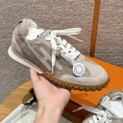 에르메스 Hermes 618 Jet Sneaker Deer and Goat&Sand color
