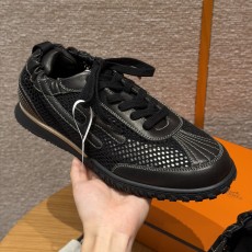 에르메스 Hermes 617 Jet Sneakers Goat skin&Black