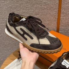 에르메스 Hermes 617 Jet Sneakers Suede&Ebene